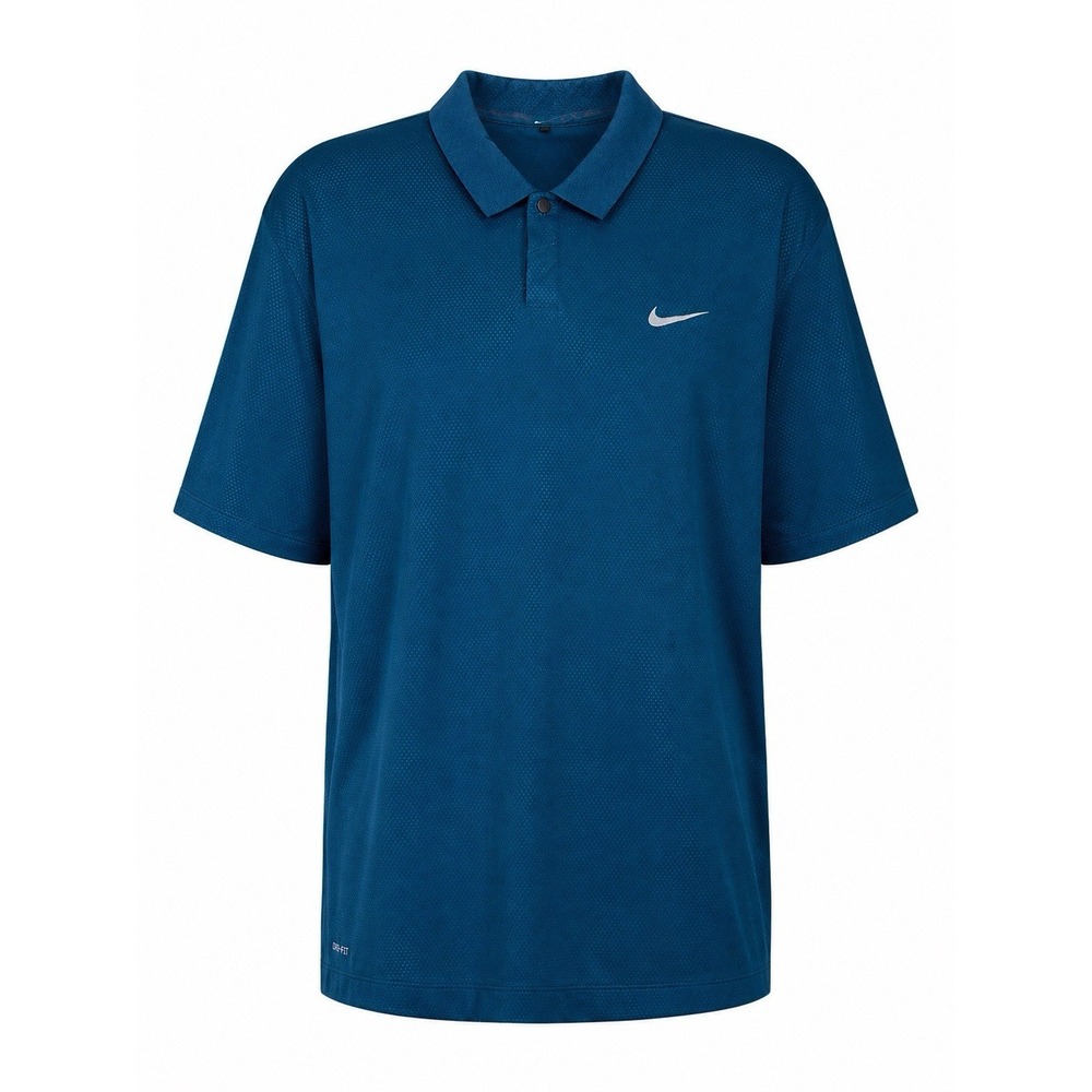 Nike Tiger Woods Collection Phoenix Open Golf Polo Shirt Blue XL Dri-FIT
